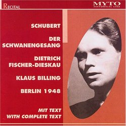 Schubert: Der Schwanengesang