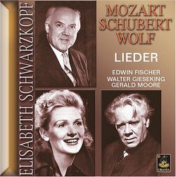 Elisabeth Schwarzkopf: Mozart, Schubert, Wolf Lieder