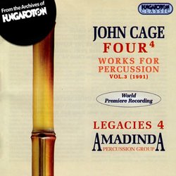 Cage: Works for Percussion Vol. 3: Four4