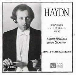 Haydn Symphonies 3, 9, 11, 12, 13, 18, 19, 20 & 40