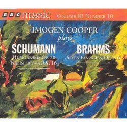 Imogen Cooper Plays Schumann & Brahms / BBC Music Volume III Number 10 / CD