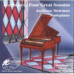 Beethoven: Four Great Sonatas for Fortepiano op 27 No 2, op 57 no 1, op 13 no 1, op 53 (Newport Classics)