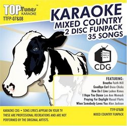 Top Tunes Karaoke CDG Fun Pack TTFP-7&8 v2; Faith Hill & Tim McGraw, Shania Twain and Alan Jackson