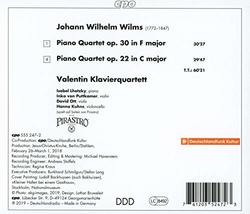 Wilms: Two Piano Quartets