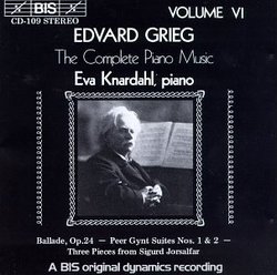 Grieg: The Complete Piano Music, Volume VI