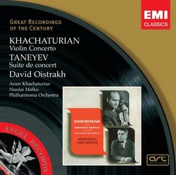 Khachaturian: Violin Concerto/Taneyev: Suite de Concert - David Oistrakh, Aram Khachaturian, Philharmonia Orchestra