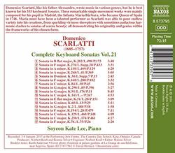 Scarlatti: Complete Keyboard Sonatas, Vol. 21