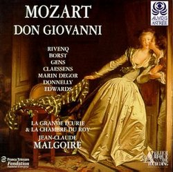 Mozart - Don Giovanni / Rivenq · Borst · Gens · Claessens · Marin-Degor · Donnelly · Edwards · Malgoire