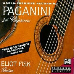 Paganini: 24 Caprices arranged for Guitar