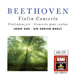 Beethoven: Violin Concerto, Romances / Suk, Boult, Marriner