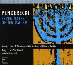 Penderecki: Seven Gates Of Jerusalem