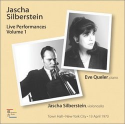 Jascha Silberstein. Live Performance, Volume 1