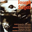 Joseph Szigeti - J.S.Bach: Violin Sonata No. 1 in G minor and No. 2 in A minor / Bartok: Rumanian Folk Dances; Hungarian Folk Tunes / Brahms Sonata No. 3 in D minor