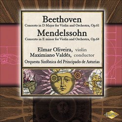 Beethoven: Concerto in D major for Violin and Orchestra; Mendelssohn: Concerto in E minor for Violin and Orchestra