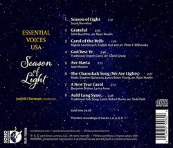 Season of Light: Songs of Thanksgiving - Christmas - Chanukah - New Year