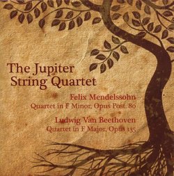 Mendelssohn: String Quartet, Op. 80; Beethoven: String Quartet, Op. 135