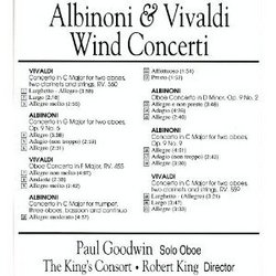 Albinoni & Vivaldi: Wind Concerti