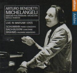 Live in Warsaw-1955: Arturo Benedetti Michelangeli