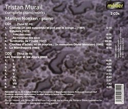 Tristan Murail The Complete Piano Music