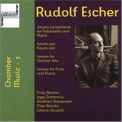 Rudolf Escher: Chamber Music, Vol. 2 - Sonata concertante for Cello & Piano, Sonata for Solo Flute, Sonata for Clarinet, Sonata for Flute & Piano (Ottavo)