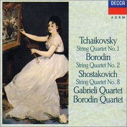 Tchaikovsky: String Quartet No.1/Borodin: String Quartet No.2/Shostakovich: String Quartet No.8