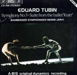 Eduard Tubin: Symphony No.5/Suite from the ballet "Kratt"