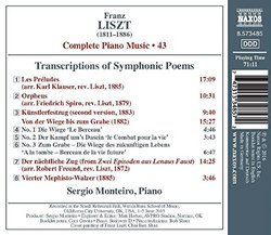 Liszt: Transcriptions of Symphonic Poems