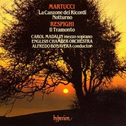 Martucci: La Canzone Dei Ricordi, Notturno; Respighi : Il Tramonto (Hyperion)