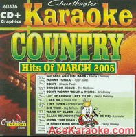 Karaoke: Country Hits of March 05