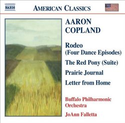 Copland: Rodeo; The Red Pony; Prairie Journal; Letter from Home