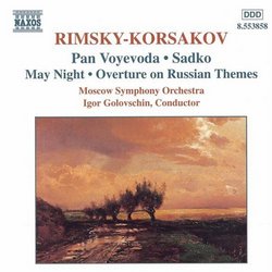 Rimsky-Korsakov: Pan Voyevoda; Sadko; May Night; Overture on Russian Themes