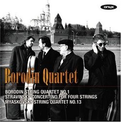 Borodin: String Quartet No. 1; Stravinsky: Concertino