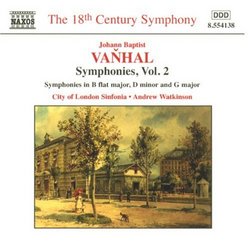 Vanhal: Symphonies Vol.2
