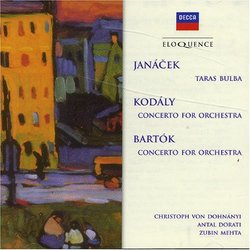 Janácek: Taras Bulba; Kodály: Concerto for Orchestra; Bartók: Concerto for Orchestra [Australia]