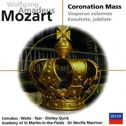 Mozart: Coronation Mass; Vesperae solonnes; Exsultate, jubilate