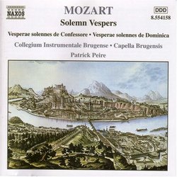 Mozart:Solemn Vespers/Dixit & Magnificat