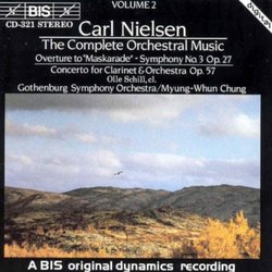 Nielsen: "Maskarade" Overture, Clarinet Concerto op.57, Symphony no.3 op.27