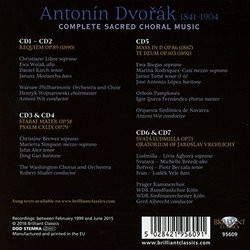 Dvorak: Complete Sacred Choral Music