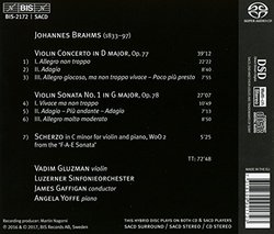 Johannes Brahms: Violin Concerto & Sonata No. 1