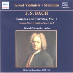 Bach: Sonatas and Partitas, Vol. 1