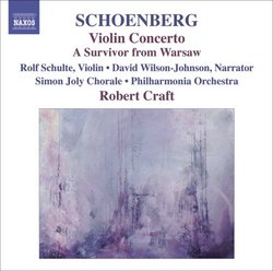 Schoenberg: Violin Concerto; A Survivor from Warsaw