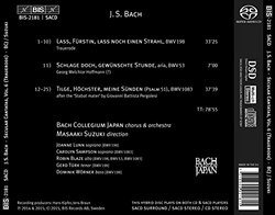 Secular Cantatas: J.S. Bach ""Trauerode"", Vol. 6