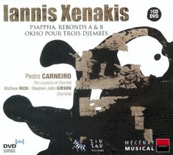 Iannis Xenakis: Psappha; Rebonds A & B; Okho pour trois djembés [DualDisc]