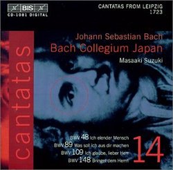 Bach: Cantatas Vol 14 (BWV 148, 48, 89, 109) /Bach Collegium Japan * Suzuki