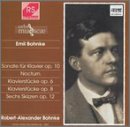 Emil Bohnke: Sonate fÃ?Â¼r klavier, Op. 10; Nocturn; etc.