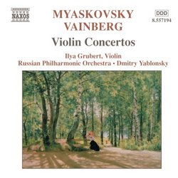 Myaskovsky, Vainberg: Violin Concertos
