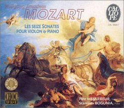 Wolfgang Amadeus Mozart: The Sixteen Sonatas for Violin and Piano - Petr Messiereur / Stanislav Bogunia