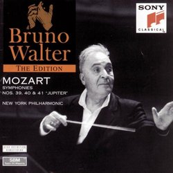 Bruno Walter The Edition ~ Mozart - Symphonies Nos. 39, 40 & 41 "Jupiter"