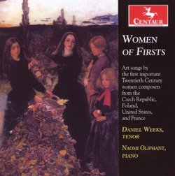 Women of Firsts: Art Songs By the First Important