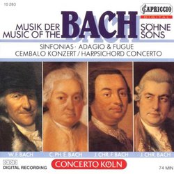 Sinfonia/Concerto Harpsichord/Adagio & Fugue